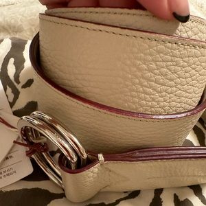 Bally Cairo Belt in Beige NWT